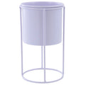 Housevitamin bloempot op standaard metaal lila 19 cm | 12 stuks