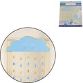 Amscan deurgordijn babyshower blauw goudkleurig 193 cm | 12 stuks