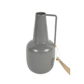 Vaas bottle metaal grijs 20 cm | 12 stuks