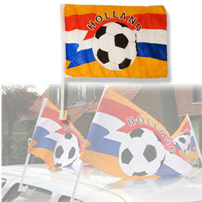 Autovlag holland rood, wit blauw | 48 stuks