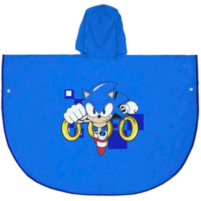 Sonic kinder regenponcho 2 assorti | 6 stuks