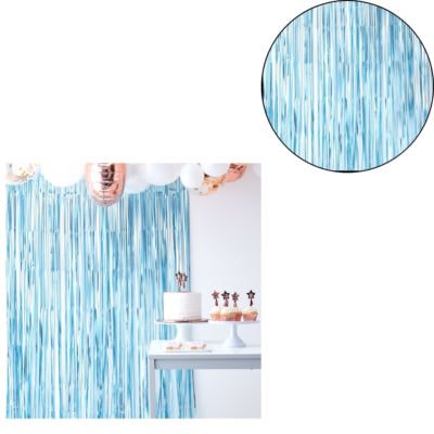 Ginger ray decoratieve achtergrond folie blauw 2,5 m | 20 stuks