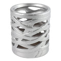 Countryfield theelichthouder redmon m zilverkleurig 12,5 cm | 12 stuks