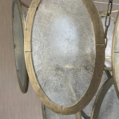 Ptmd hanglamp dairen goudkleurig 94 cm | 2 stuks