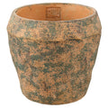Ptmd bloempot lourdes geel groen 19 cm | 8 stuks