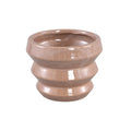Ptmd bloempot tims xs bruin 8 cm | 18 stuks