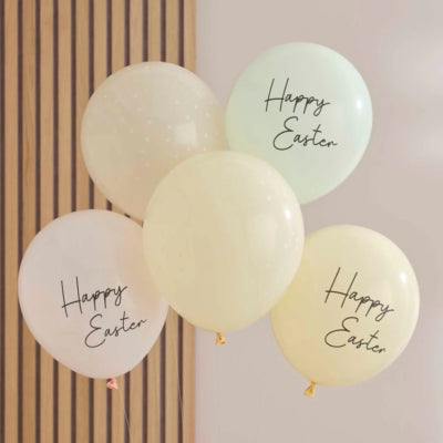 Ginger ray ballonnen pasen pastel set van 5 | 20 stuks