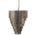 Ptmd hanglamp ceylin zilverkleurig 51 cm | 2 stuks