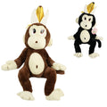 Knuffel aap met bananenschil zittend 55 cm 2 assorti | 15 stuks