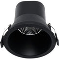 Enzo profolux led downlighter zwart reflector 6w 3000k dimbaar - led2460