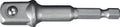 Promat tecwerk adapter | aandrijfzeskant 1 4 inch | aandrijfvierkant 1 2 inch | lengte 72 mm - 4000821080