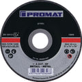 Promat tecwerk afbraamschijf | d125xs6mm | gebogen staal | gat 22,23 mm - 4000841321