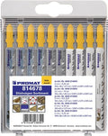 Promat tecwerk decoupeerzaag-assortiment | 10-delig voor hout - 4000814678