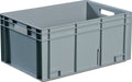 Promat tecwerk transportstapelbak | l600xb400xh420mm | grijs pp handgreepopening | zijwanden gesloten - 9000447833