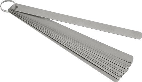 Promat tecwerk voelermaat | bladsterkte 0,05-1,0 mm | staal | lengte 200 mm aantal bladen 20 st. - 4000858468