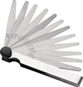 Promat tecwerk voelermaat | bladsterkte 0,05-2,0 mm | staal | lengte 100 mm aantal bladen 21 st. - 4000851423