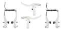 Promax v-brake set white