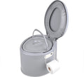 Mobiltoilette 7 Liter Sitzhöhe 37 cm grau
