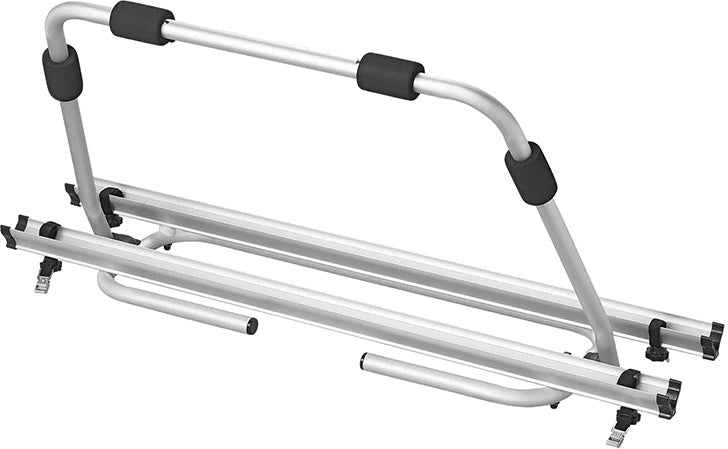 Fahrradträger für Wohnwagendeichsel 2 Fahrräder silber