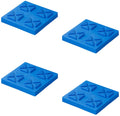Grundplatten stapelbar, max. 1250 kg, blau, 4 Stück