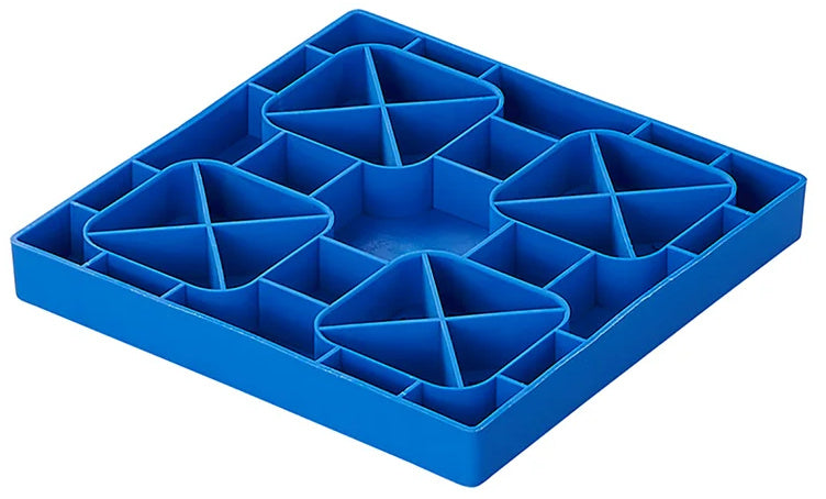 Grundplatten stapelbar, max. 1250 kg, blau, 4 Stück
