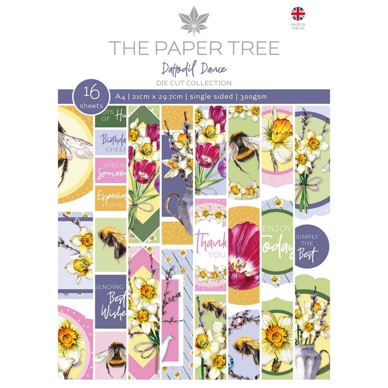 The paper tree • daffodil dance die cut sheets a4