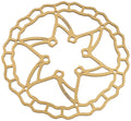 Quaxar iris ultra-lightweight titanium 6-hole brake disc