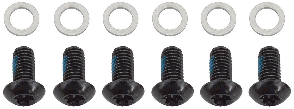 Quaxar iris ultra-lightweight titanium 6-hole brake disc