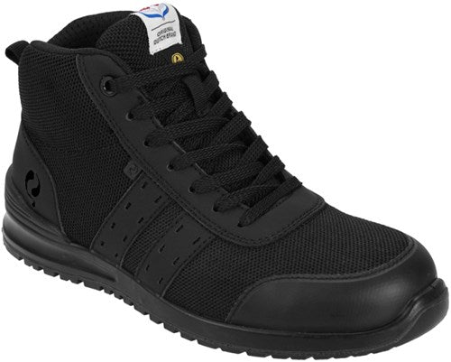 Quick werkschoen sprint dark hoog qs0562 s1p | zwart | maat 42 - 8718591551123