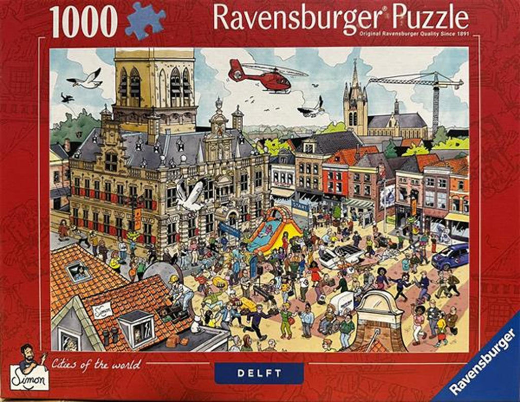 Ravensburger puzzel cities of the world delft - 1000 stukjes
