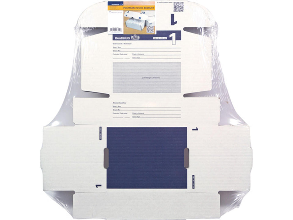 Kangaro postpakketdoos bedrukt 5st. 305x215x110