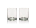 Rebottled glazen - short drink - 2-pack - clear