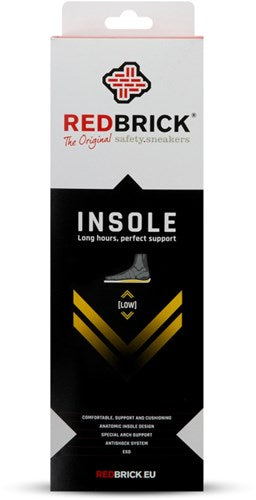 Redbrick inlegzool laag 1000033 | zwart | maat 38 - 00.083.023.38
