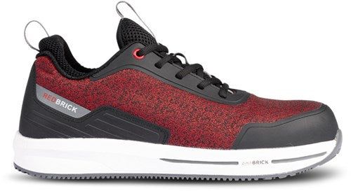 Redbrick motion spirit af s1ps esd | rood zwart | maat 40 - 8713458012014