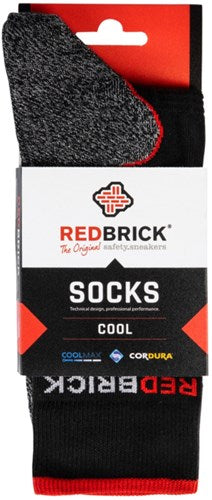 Redbrick zomer cool sokken 25104 | grijs zwart | maat 50 - 00.083.022.47