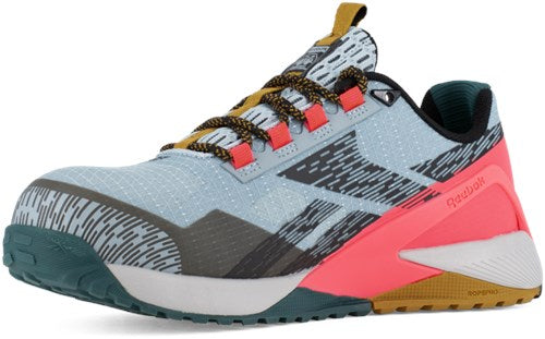 Reebok werkschoen nano ib382 s1ps | blauw roze | maat 42 - 690774734913