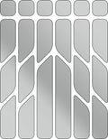 Rie:sel design reflective sticker set 'reflex' silver