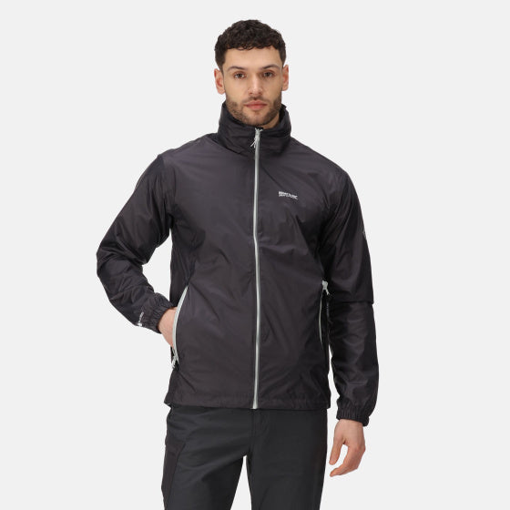 Regatta Lyle IV Regenmantel mit Kapuze, Herren, grau, Größe XL