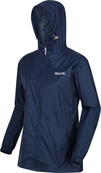 Regatta Pack-It III Regenjacke für Damen, dunkelblau, Größe XS