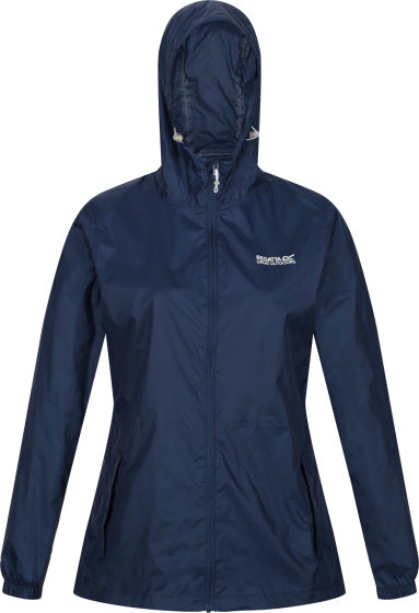 Regatta Pack-It III Regenjacke für Damen, dunkelblau, Größe XS