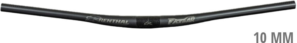 Renthal v3 fatbar lite carbon 35 10 mm riser handlebar