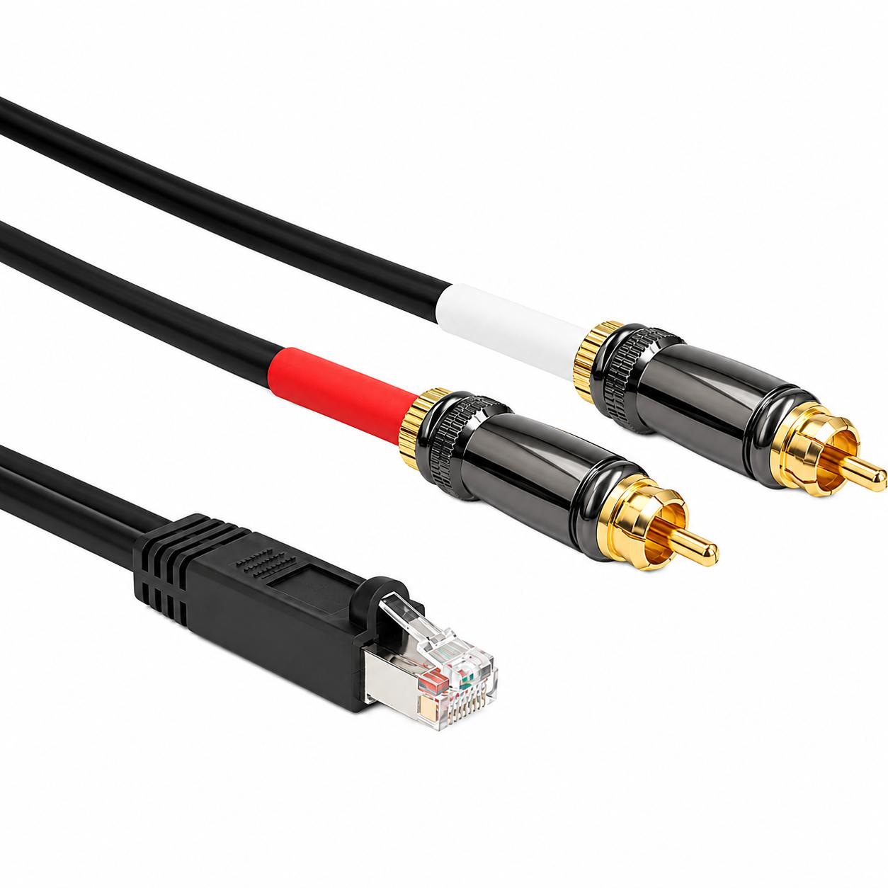 Abi rj45 naar rca adapterkabel