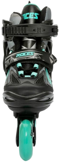 Inlineskates Moody Tif 82A Black/Aqua Größe 30-35