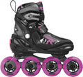 Roces Inline skates Moody Tif 82A zwart roze maat 36-40