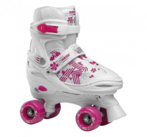 Quaddy 3.0 Rollschuhlaufen Weiß/Rosa 38-41