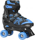 Roces Rolschaatsen Quaddy 3.0 jongens zwart blauw maat 30-33
