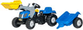Rolly Toys Treppentraktor Rollykid NH T7040 Junior Blau