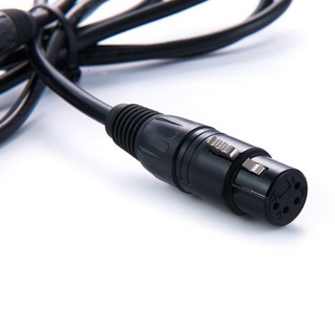 Rolux 4-polige XLR-Buchse mit 4-poligem Stecker RL-C7