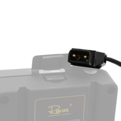 Rolux 4-pins xlr female met male d-tap rl-c5