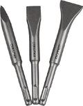Rotec 3 dlge sds+beitelset 140 lang, punt, plat 20mm, spade 30mm - 2150100
